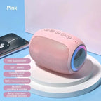 Speaker Bluetooth pink strong function portable Bluetooth speaker outdoor speaker waterproof 10W bass support TF card Lootquake LLC