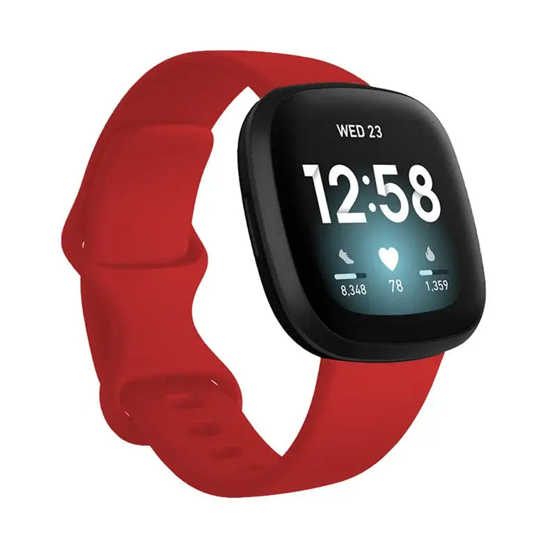 Fitbit Versa & Sense Silicone Band - Durable Stylish Straps - SJB-DIAMOND ELITES