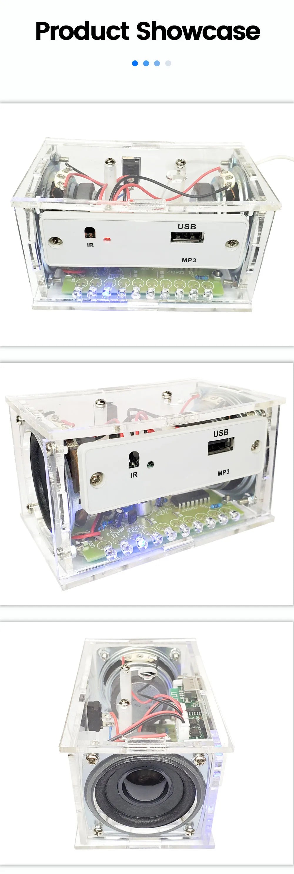DIY Bluetooth Speaker Kit Electronics DIY Soldering Project Practice Solder Assembly DIY Electronic Kit Component 2*3W Speakers Lootquake LLC
