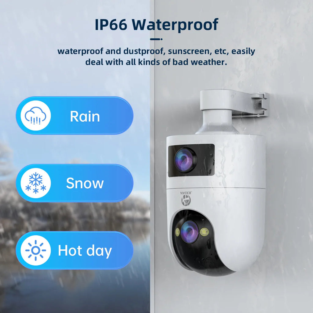 4K PTZ IP Camera Outdoor Waterproof Dual Lens 5G WiFi Security Camera Auto Tracking Video Surveillance Camera Baby Monitor Lootquake LLC