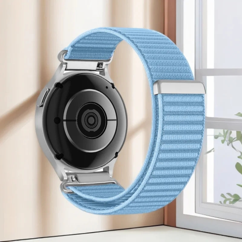 Polar Smartwatch Nylon Hook-and-Loop Bands For Unisex Comfort