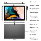 8GB RAM 512GB SSD ROM 11.6 Inch Windows 10 Tablet PC Intel Celeron Processor N4120 CPU 1920 x 1080 Pixel 2 x USB 3.0 Port Type-C