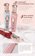Flower Knows Strawberry Rococo Series Cloud Lip Cream Lip Gloss Long Lasting Velvet Lip Tint Lipstick for Women Cosmetic Lootquake LLC