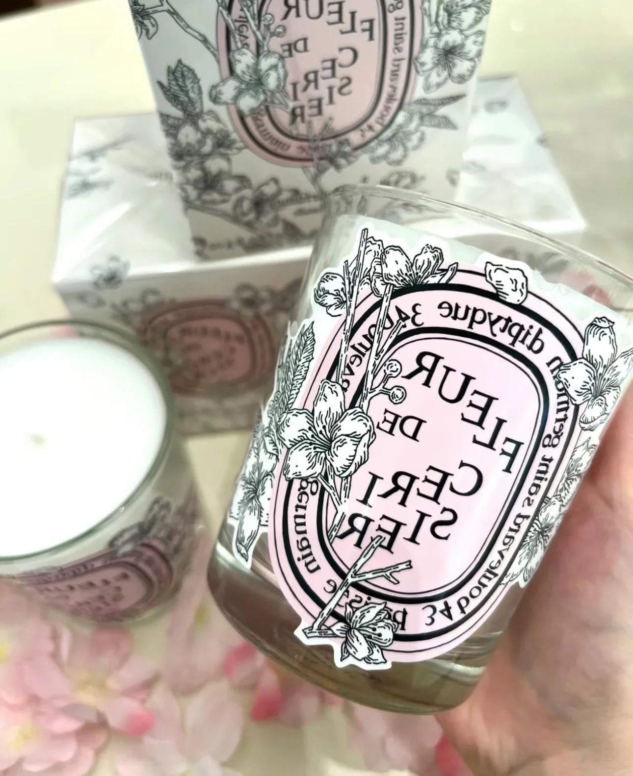 Romantic Limited Diptyques Candles Sakura Scented Fragrance Candle Light Gift High Quality Aromatherapy Perfume Aroma Home Decor Lootquake LLC