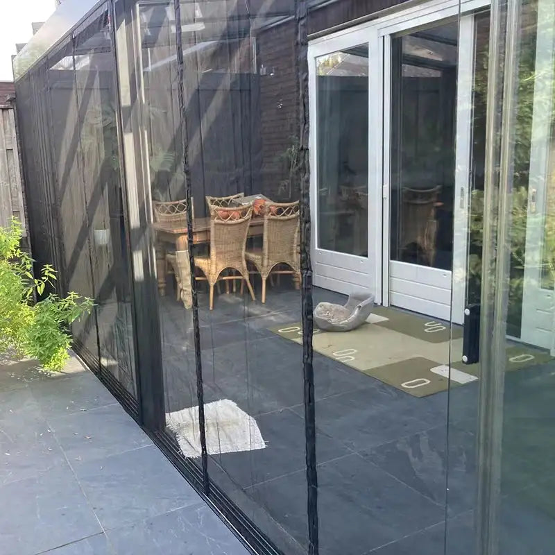 Large Size Magnetic Garage Door Curtain Custom Size Mosquito Net Anti Fly Insect Screen Used in Pavilions Balconies Outdoor Tent