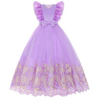 New Princess dress Large children's long dress Girl piano performance dress Festival party dress