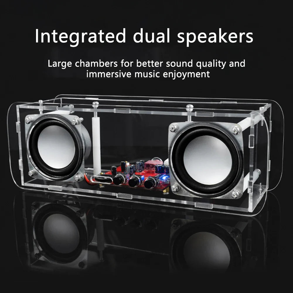 DIY Bluetooth Speaker Kit Soldering Project USB Mini Home Stereo Sound Amplifier DIY Electronic Kits for Soldering Practice Lootquake LLC