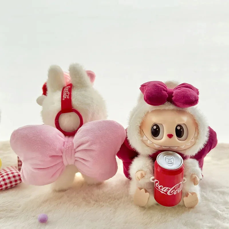 Labubu 17cm Clothes II Idol Dolls Sitting Party The Monster Outfit Accessories Clothing DIY Gift Happiness Angel Bowknot FM28B Lootquake LLC