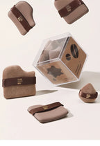 GUOXIAONIU 6PCS Makeup Blender Puffs Loose Powder Foundation BB Cream Cosmetics Applicator Sponge Dry Wet Use Tool