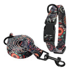 Pet Collar and Leash Set for Small Medium Large Dog Walking Collars Bohemia Style Puppy Cat Collar Pet Supplies Buldog Chihuahua Lootquake LLC