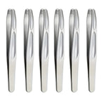 Premium Round Head Tweezers for Eyebrow & Facial Hair Removal Seamless Clips Short Hair Precision Beard Clip