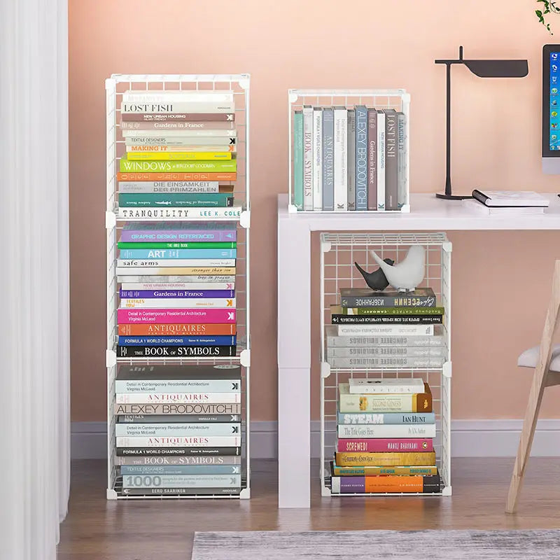 Furniture Bookstore Shelf Floating Bookshelf Bookcase For Books Home Storage Toy Desk Organization Room Shelves Mobile Library