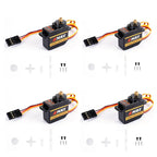 1-4PCS Emax ES08MA II Servo Motor SCX24 Servo 12g 15T Mini Metal Gear Servo for Axial SCX24 90081 Axi00006 Axi00002 Upgrades