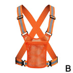 NightSafe Reflective Vest for Outdoor Sports THRIXINE