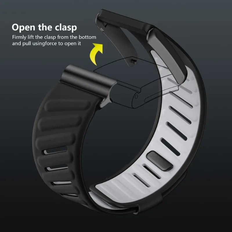 WHOOP 5.0 / 4.0 / 3.0  Silicone Band - Soft Waterproof Sweatproof