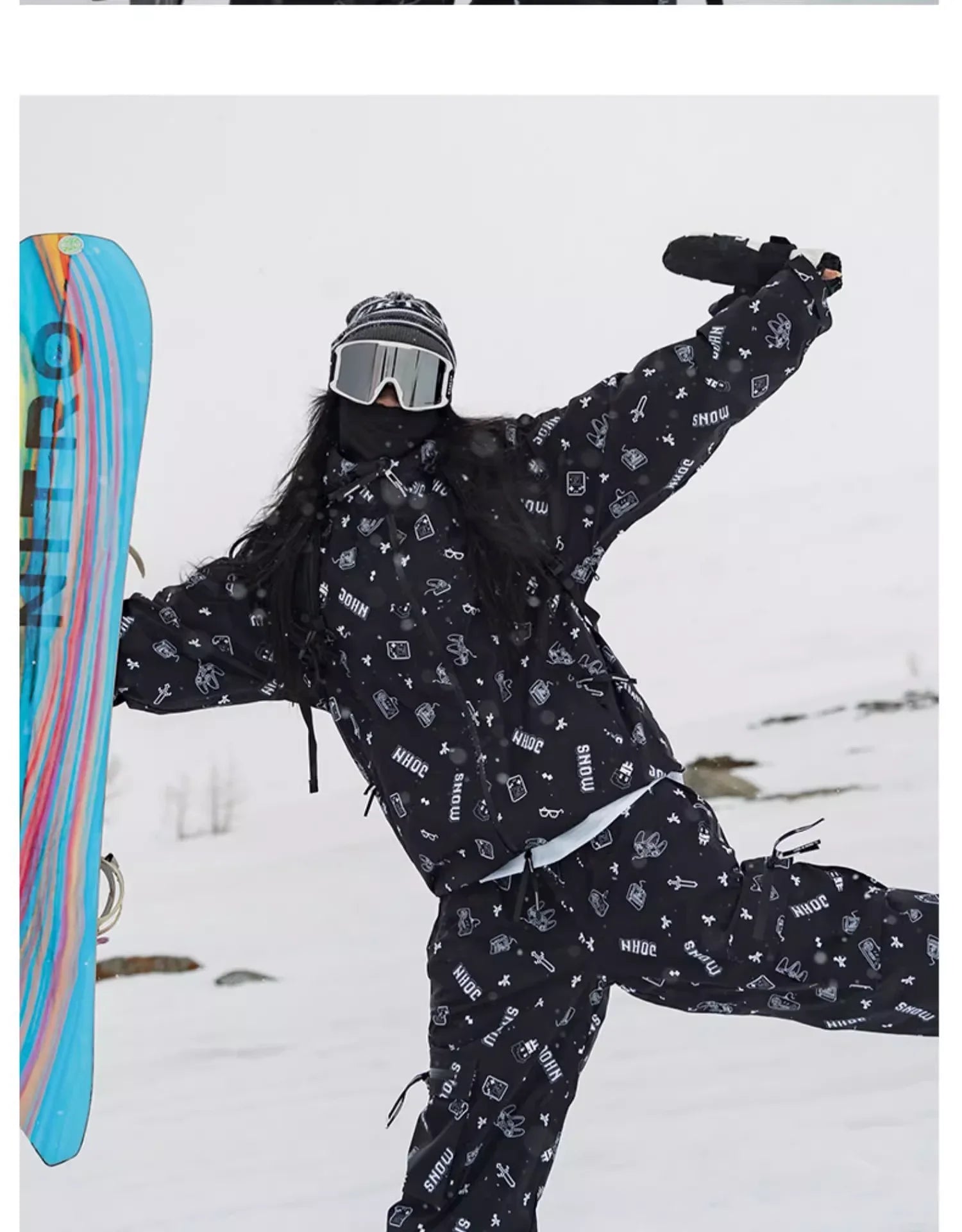 JOHN SNOW Ski Suit Set Windproof Waterproof Warm Women's Skiing Pants - SJB-DIAMOND ELITES