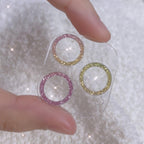 Glitter Full Cover Camera Lens Protector on For iPhone 12 13 11 Pro Max Mini 9H Tempered Glass Cover iPhone11 Camera Sticker Cap Lens Ring Cover Stevvex