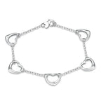 Fashion charm 925 Sterling Silver Bracelet for man woman Twisted rope chain fine jewelry Wedding party Christmas gift Lootquake LLC