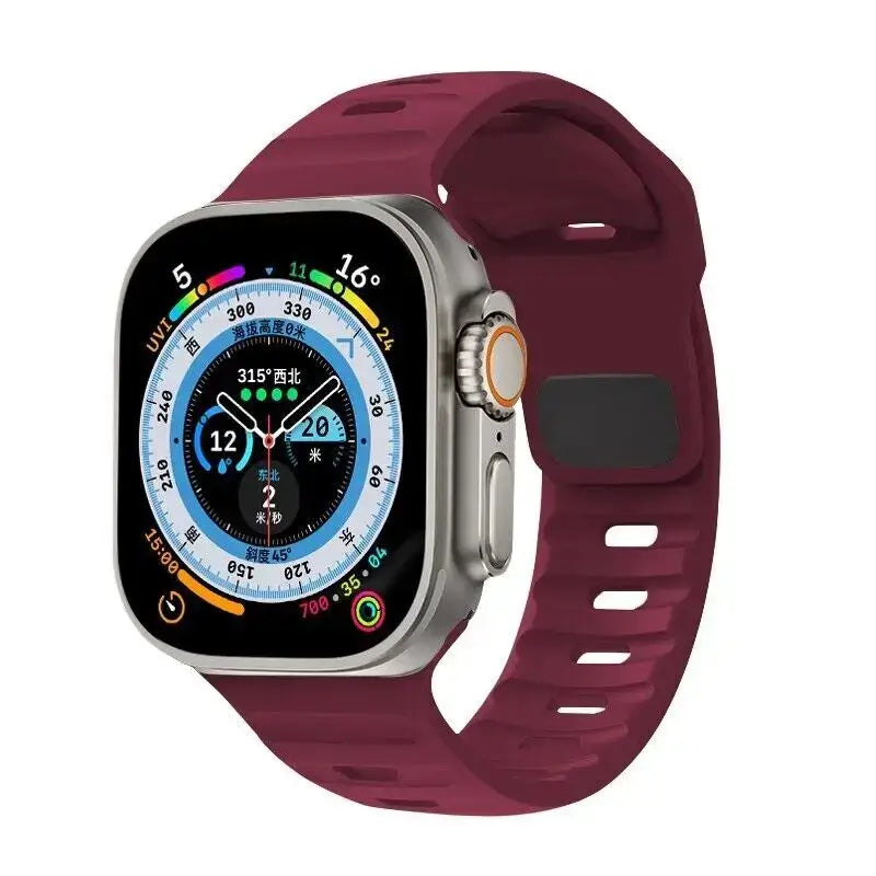 Apple Watch Silicone Band - Soft, Durable, Stylish Design - SJB-DIAMOND ELITES