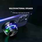 Outdoor Magnetic Bluetooth Speaker Wireless Portable Mini Travel Stereo Speaker with RGB Color Light and Phone Holder for IOS Lootquake LLC