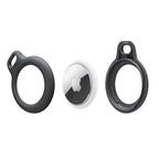 1pc Secure Holder with Strap for Apple Airtag Case Anti-scratch Keychain  Protective Cover Bumper Case With Strap Lootquake LLC