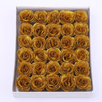 30pcs of 7cm Glitter spray artificial flower rose for Christmas gift hot Valentine DIY bouquet easter wedding Birthday decor Lootquake LLC
