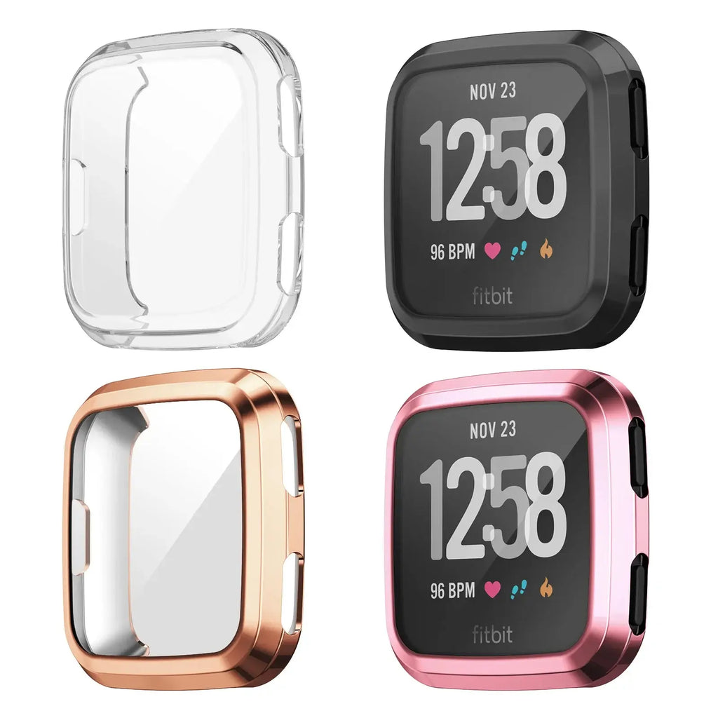 Fitbit Versa & Sense Case and Screen Protector - SJB-DIAMOND ELITES