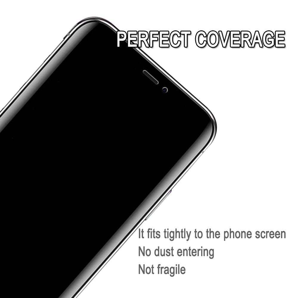 3PCS Soft Film For iPhone 13 Mini 12 14 11 Pro Max Screen Protector For iPhone 14 8 6s 7 Plus XR XS SE 3 2022 Gel Film Ultra Impact Protection 3D Curved Edge for Full Coverage Screen Protector Stevvex
