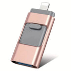 High-Speed Flash Drive for iPhone & Type-C & Android & PC, USB 3.0 External Drive, Memory Stick Photo Stick Thumb Drive PenDrive