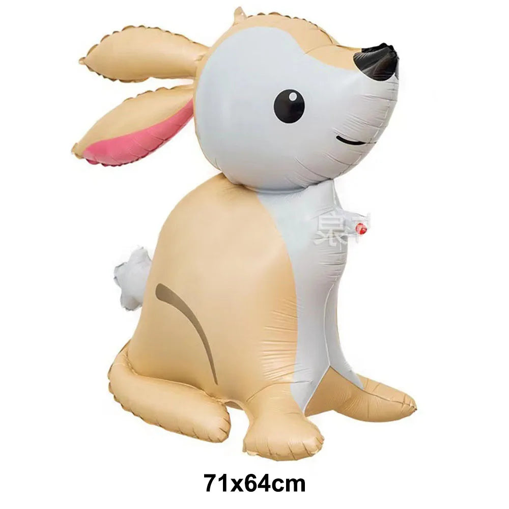Easter Bunny Inflatables Balloon Decorations Standing Carrot Balloons Cute Carrot Rabbit Happy Easter Party Birthday Decorations Lootquake LLC