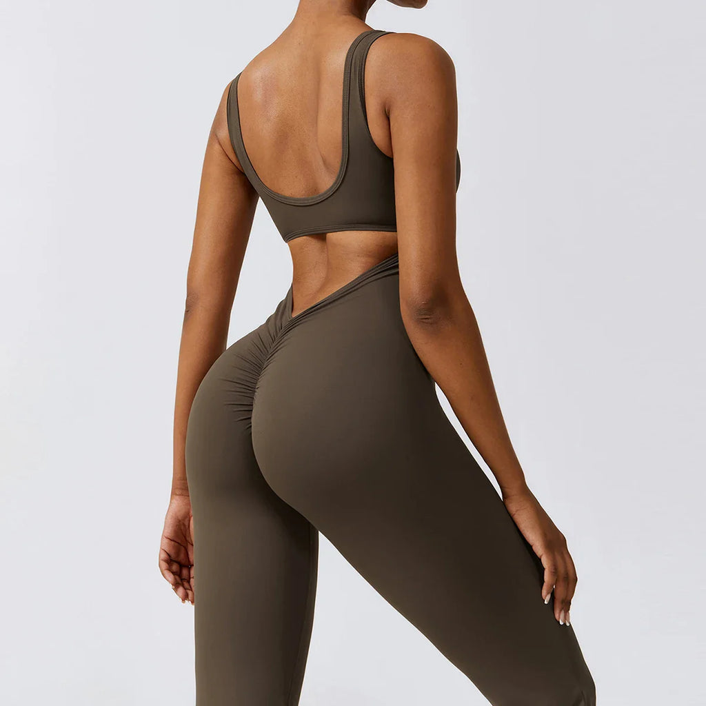 Women Training Workout Bodysuit THRIXINE