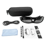 Glasses Camera HD 1080P Video Take Photo Outdoor Video Recorder Cycling Wearable Protable Mini Camera One Button Control Lootquake LLC