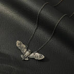 1pcs Vintage Necklace For Men And Women Creative Owl Pendant Wings Flying Holiday Jewelry