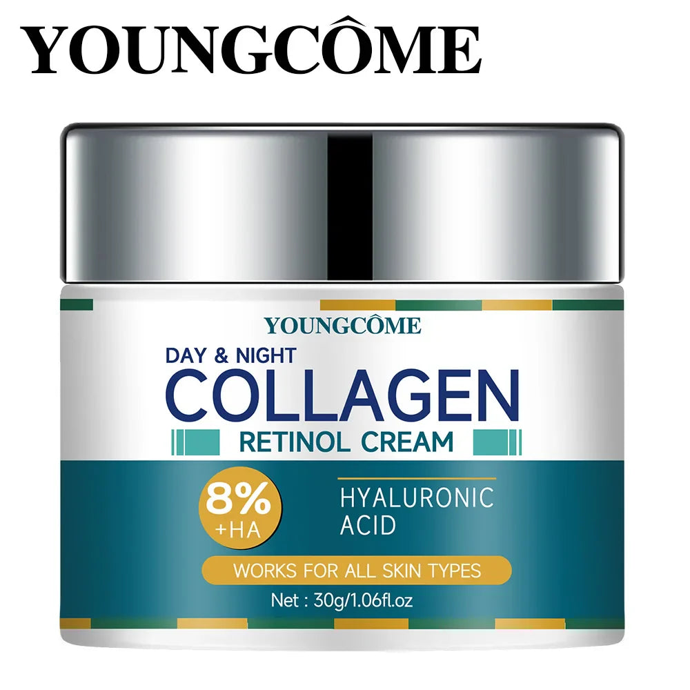 Collagen Cream deeply Hydrates Nourishes The Skin to Restore Elasticity Radiance Moisturizing Anti-wrinkle Aging Shrinks Pores Lootquake LLC