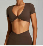 Sexy Backless Yoga Crop Top for Women