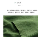 Cotton Linen Vintage High-Waist Elastic New Style Tie-Belt Embroidered Hollow Casual Straight Shorts