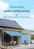 Awnings Rain and Snow Resistant UV Resistant Folding and Telescopic Canopy Tent Outdoor Garden Balcony Roof Courtyard Sunshade