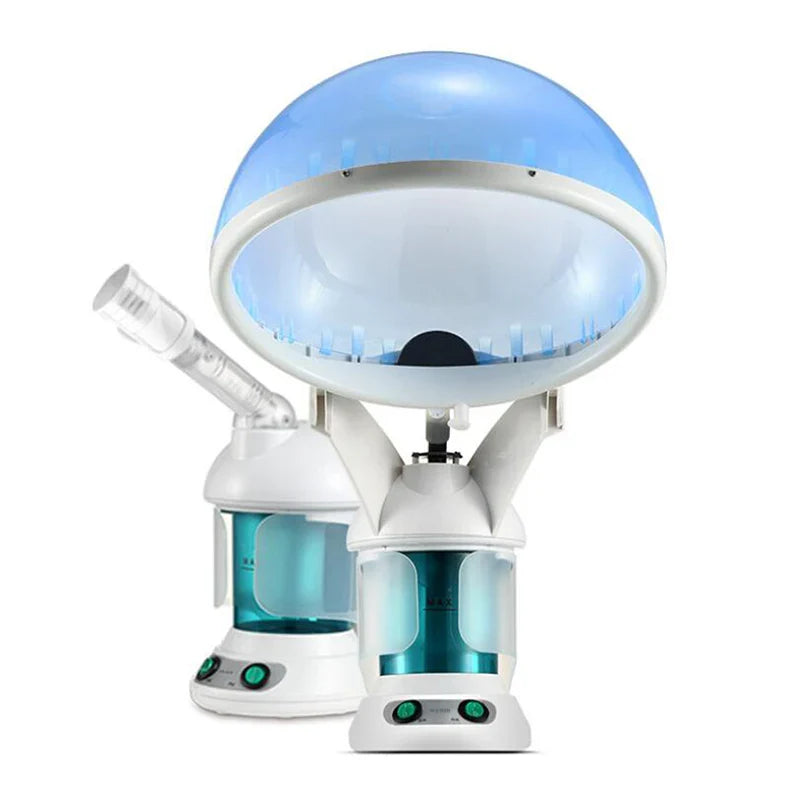 Face Hair Steamer Machine Humidifier Hot Nano Mist Sprayer Facial Ozone Vaporizer Hair Moisturizing Hydration Home Salon Steamer
