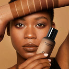 Pudaier Long-Lasting Natural Foundation - Brown Small Bottle, Matte Finish, Non-Sticky, Creamy Texture, Suitable for All Skin Ty