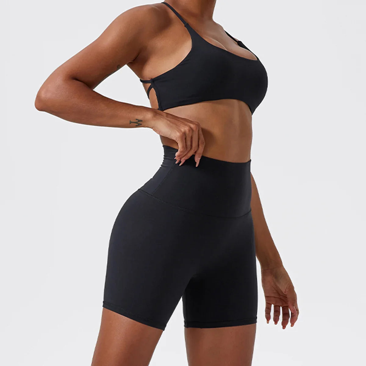 Ultra Comfort High-Waist Yoga Shorts THRIXINE