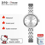 ZGO X Sanrio Hello kitty Watch For Women Minority Light Luxury Waterproof Quartz Watches Girls Jewelry Birthday Gifts 295