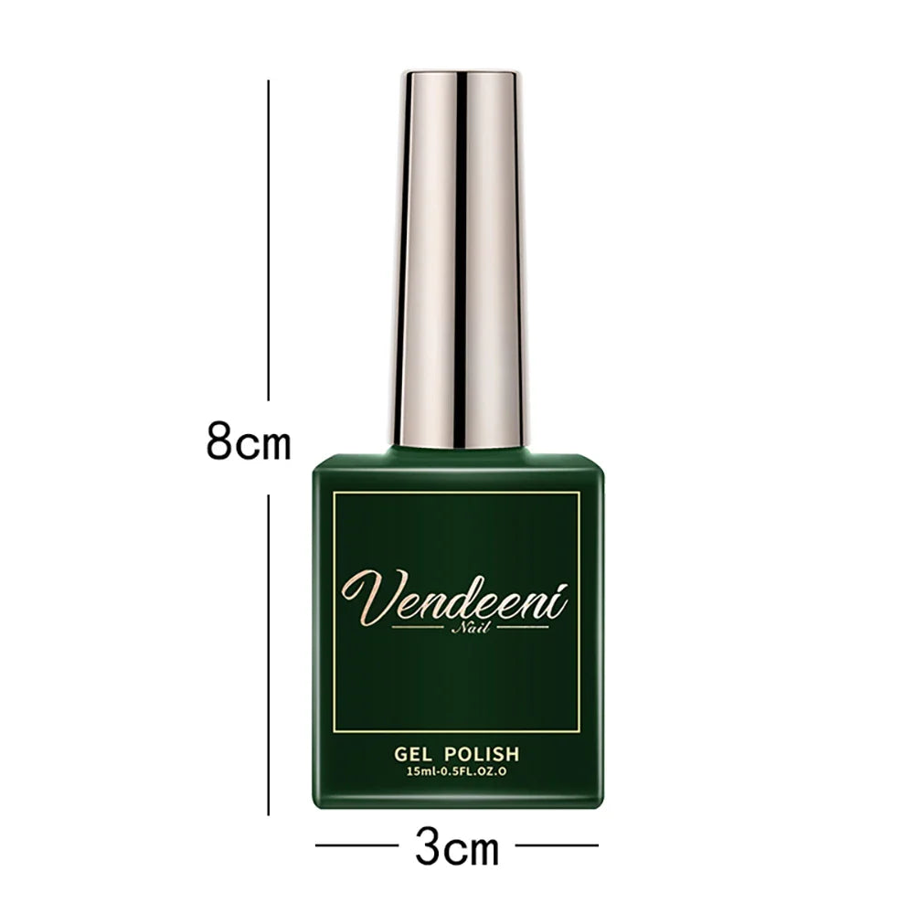 Vendeeni 15ml Furs Fluff Top Coat Gel Nail Polish Glossy Matte Effect UV LED Gel Varnish DIY Plush Velvet Top Coat For Nail Art