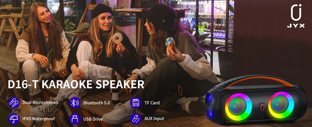 Portable Bluetooth Wireless Speaker, Loud Boombox Speaker with Subwoofer, Powerful Deep Bass Stereo Sound, IP65 Waterproof Lootquake LLC
