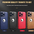 Luxury Leather Case for iPhone 14 13 12 11 Pro MAX XS XR 7 8 Plus Classic Silicone Phone Cover  Leather Case Thin Flexible Soft Grip Luxury PU Leather Cover for Men Durable Anti-Scratch Full Phone Cases Stevvex