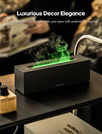 KINSCOTER Flame Aroma Diffuser Air Humidifier Ultrasonic Cool Mist Maker Fogger LED Essential Oil Lamp Realistic Fire Difusor Lootquake LLC