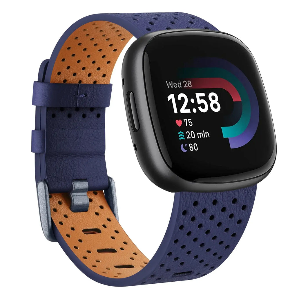 Fitbit Versa & Sense Leather Band - Stylish & Durable Design - SJB-DIAMOND ELITES