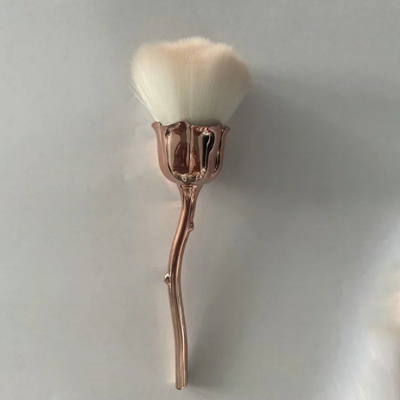 1pc Powder Brush Rose Head Makeup Brush Pink Single Powder Brush Foundation Make Up Brush Soft Hair Nail Blush Lootquake LLC