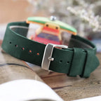 Unique Triangle Women's Wood Watch Creative Colorful Lady Green/ Red Genuine Leather Wristwatch Elegant Womens Watches Top Gifts