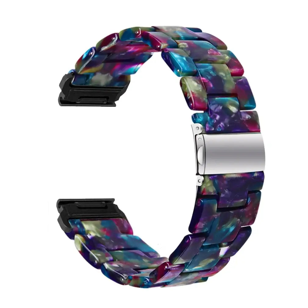 Garmin Resin Band - Sleek QuickFit Design for Style, Comfort - SJB-DIAMOND ELITES