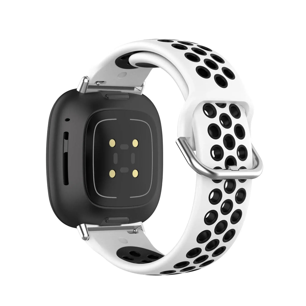 Fitbit Versa & Sense Silicone Band - Breathable Stylish Straps - SJB-DIAMOND ELITES